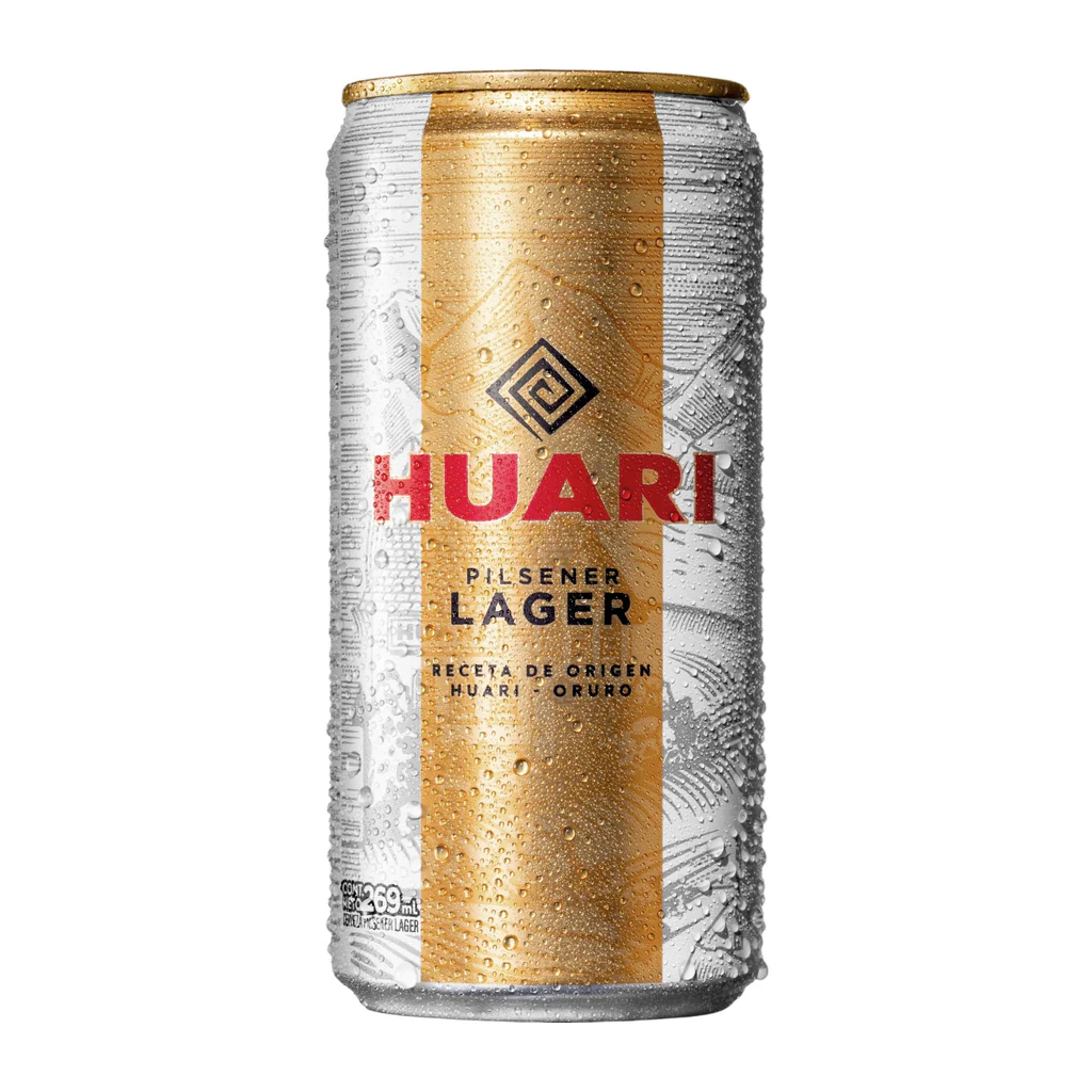 cerveza huari en lata 10ml